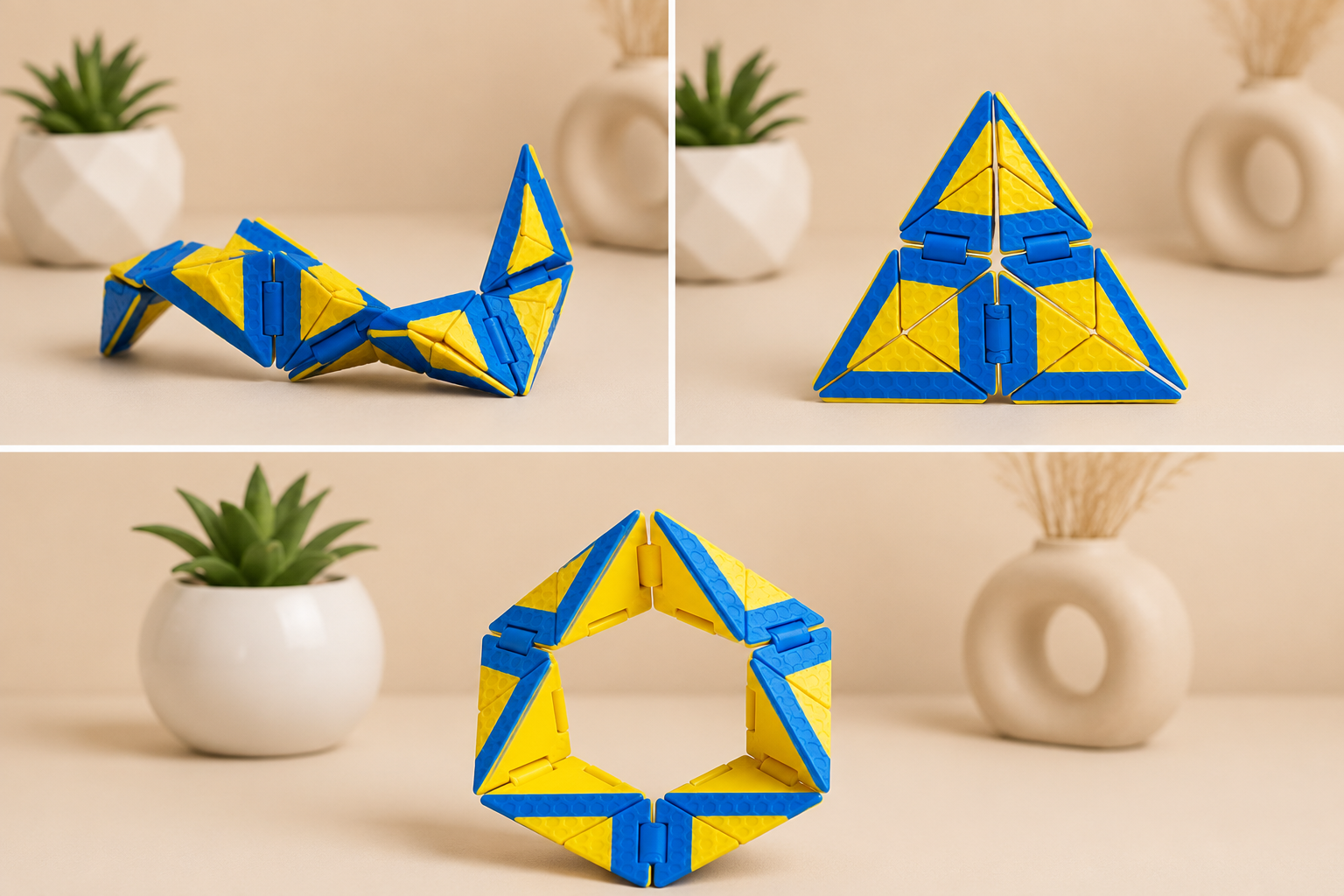 Cubo Origami Transformável Articulado