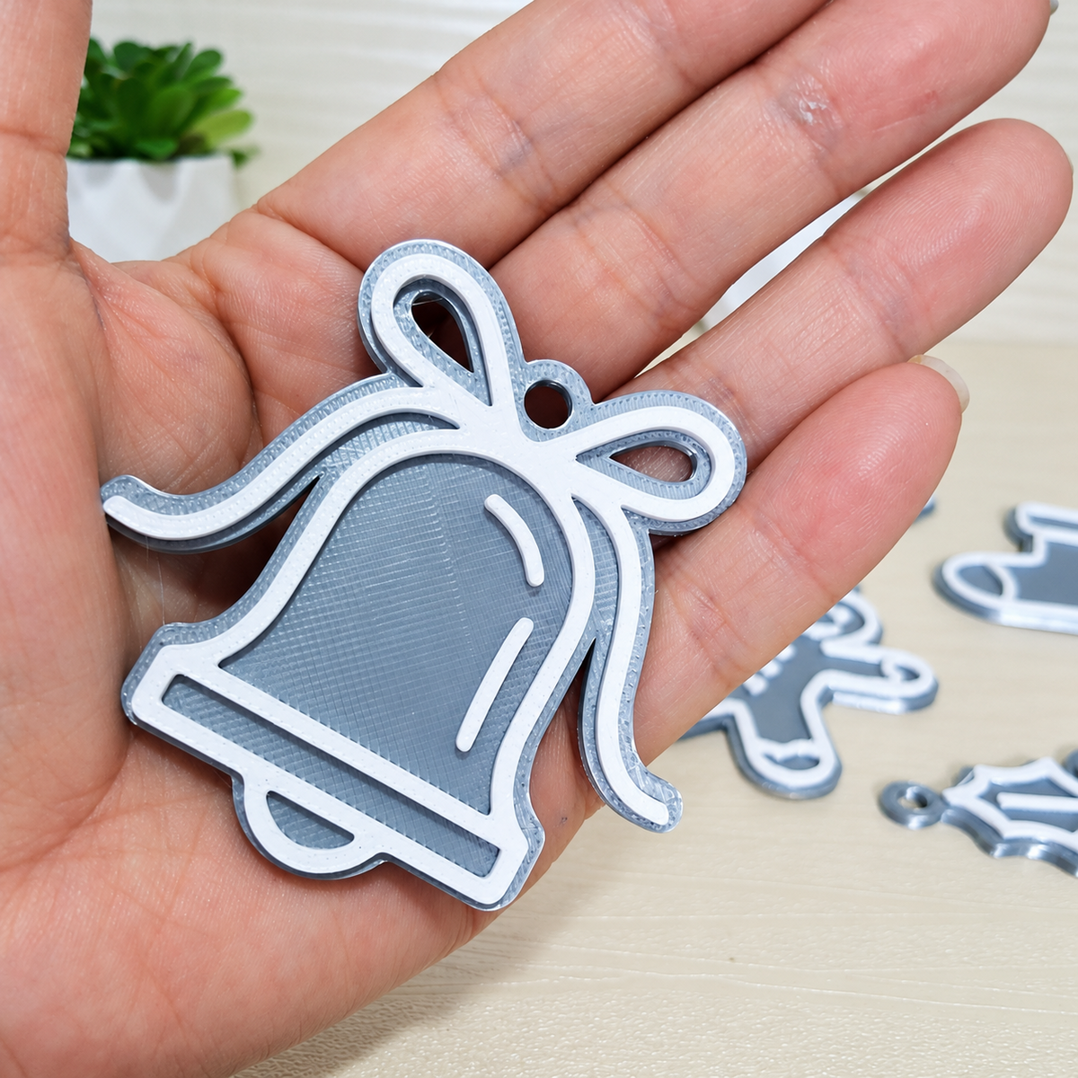 Kit 15 Enfeites Natalinos para Árvore de Natal – Decorativos em Relevo